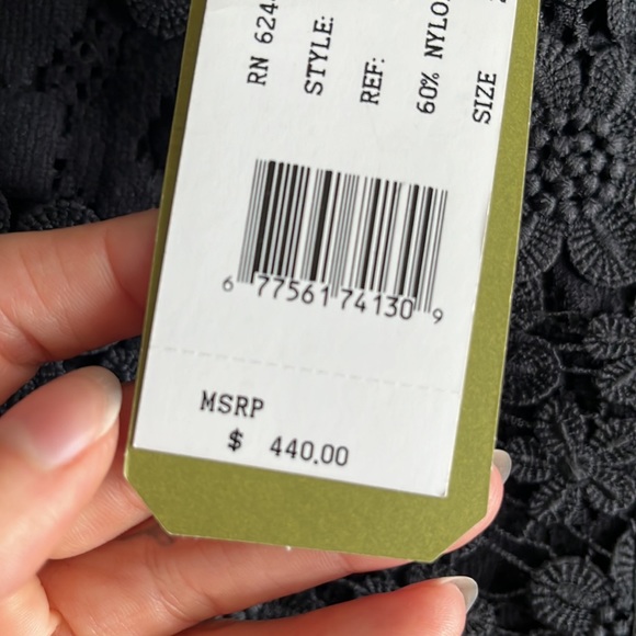 NWT Atelier Nicole Miller Lace Mini Dress - Picture 8 of 8